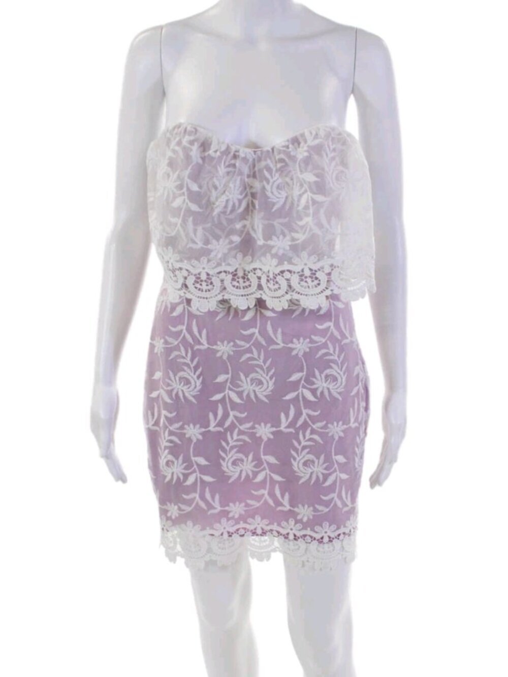 Lovers + Friends Size S Jules Strapless Mini Dress
